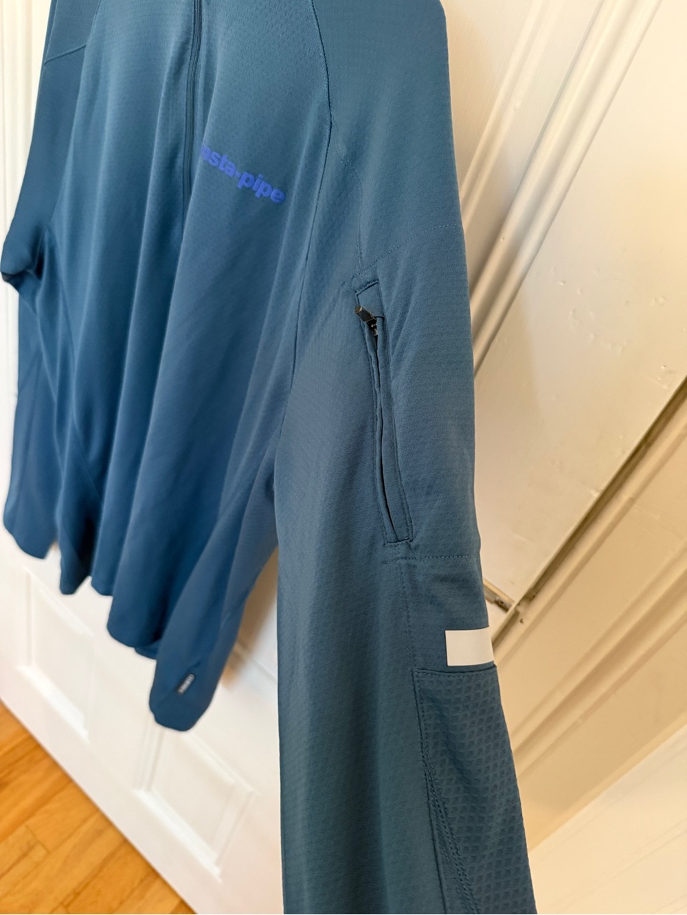 Club Ride Blue Quarter-Zip Performance Pullover XL - Picture 4 of 7